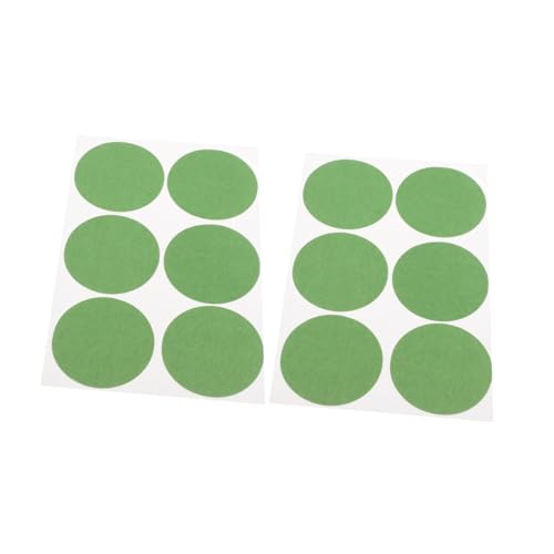 SOPOTUTU 2 Hojas Parches Reparadores Adhesivos para Mesa de Billar Kit Reparación Mantel Pool Table Fácil Aplicación Color Estable