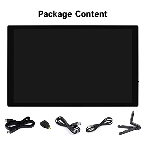 Image of waveshare 10.1inch Capacitive Touch Display, 1280x800 Resolution, Compatible with Raspberry Pi 5 /4B /3B /Zero /Zero W /Zero 2W /Pico /Pico W /Pico WH, Support Jetson Nano, VisionFive2, PC and Smartphone