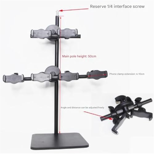 Support de téléphone rotatif multicouche charge 40 appareils de diffusion - 4