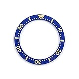 yaoqijie 33mm 39mmセラミックベゼルインサートWatchDial Diver Prospex腕時計部品腕時計リングSKx SPR SRPE 5スポーツセンス lasting (Color : Bluegold 39.7mm)