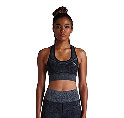 Beachbody Women's Intent Compression Bra, Black, Medium