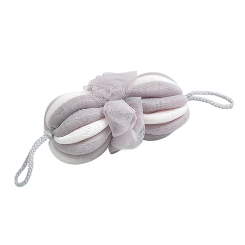Esponja de ducha para mujer | Esponja de baño exfoliante corporal Luffa | Bola de flores de malla suave Puf Accesorios de baño para mujeres hombres niños lavado ducha
