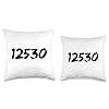 Local Hometown Pride Gifts Zipcode Hollowville NY Hometown New York Zip 12530 Throw Pillow, 18x18, Multicolor #2