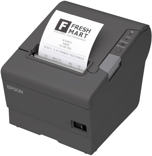 Epson TM-T88V (833) - Imprimante Thermique de reçus, Couleur Noire