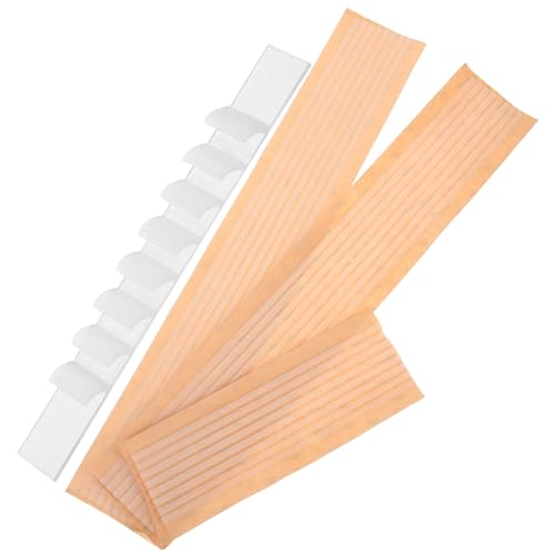 DOITOOL Silicone Non Hanger Strips 100 Pcs Pack Strong Adhesive Universal Fit for Hangers Easy to Apply