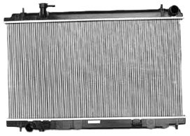 TYC 2577 Compatible with NISSAN 350Z 1-Row Plastic Aluminum Replacement Radiator