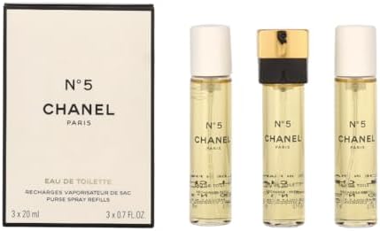 No.5 Eau De Toilette Purse Spray Refills 3x20ml/0.7oz