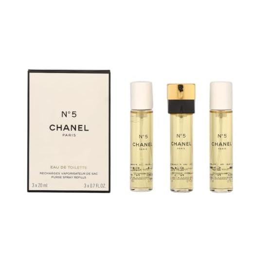 Chanel Nº 5 Eau de Toilette Vaporizador De Sac 3X20ml - Refill