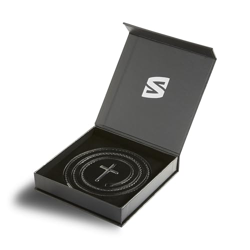 SERASAR Premium Leather Necklace Men | Stainless Steel Pendant | Secure Clasp | Three Colors | Jewelry Box Included2