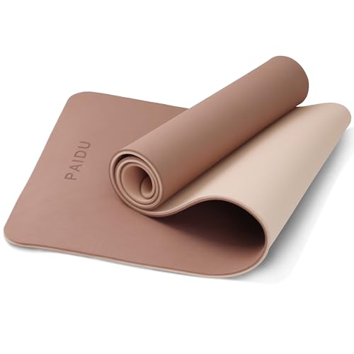 Yoga Mat Non Slip Anti-tear Yoga Mats Thick High Resiliency Yoga Mat Fitness & Exercise Mat POE Yoga Ma 183cm x 61cm x 10mm Thick (brown) Yoga Mat Non Slip Anti-tear Yoga Mats Thick High Resiliency Yoga Mat Fitness & Exercise Mat POE Yoga Ma 183cm x 61cm x 10mm Thick (brown)