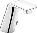 Produktbild HANSA 07732201 ALESSI Sense by Waschtisch-Elektronik-Batterie (Durchflussmenge: 4 l/min, LED-Leuchtanzeige), Chrom