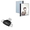 BoxWave Smart Gadget Compatible with Bigme InkNote Color+ (10.3 in) – AllReader SD Card Reader, microSD Card Reader SD Compact USB – Jet Black