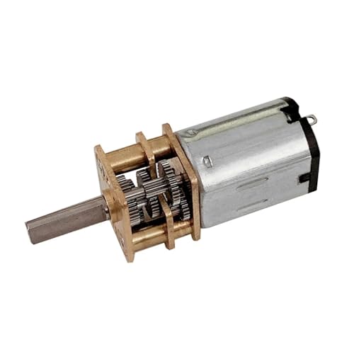 Mini motorreductor CC GA12-N20 de 6V 200RPM con rueda de metal para Arduino 4