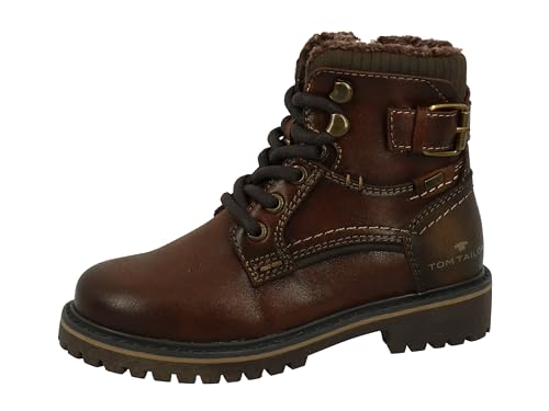 Tom Tailor 4270601 Stiefelette, Brown, 38 EU