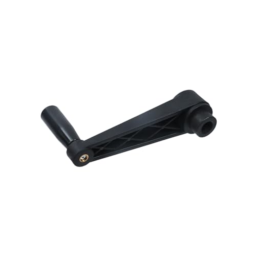 Image of 6.3-Inch Length Nylon Crank Handle Foldable Swivel Rocker Handle for Industrial Machine Tools or Other Equipments, Hole Diameter 14mm