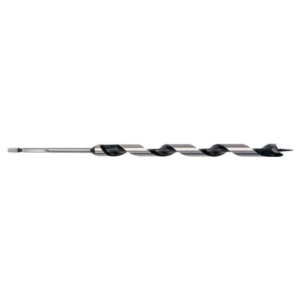Trend Snappy 13mm Diameter Auger Bit for Deep Hole Drilling, 155mm Length, Carbon Steel, Single Flute Spiral, Quick Release Drill System, SNAP/AB/13