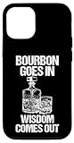 Photo Gallery custodia per iphone 12/12 pro il bourbon entra (la saggezza esce) - funny whisky bourbon Photo Gallery custodia per iphone 12/12 pro il bourbon entra (la saggezza esce) - funny whisky bourbon