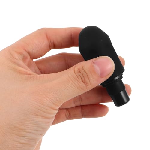 1 juego de cabezales reemplazables para masajeador percusivo: cabezales de silicona de 12-13 mm para masaje profundo de tejidos, recuperación post-entrenamiento y atletas miniatura 3