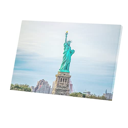 Affiche Poster Statue de la Liberté New York Grand Tableau Toile 90x60