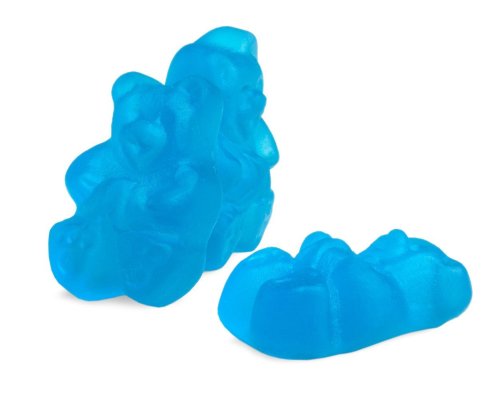 Albanese Beary Blue Raspberry Gummi Bears, 5-Pound Bags (Pack of 2)