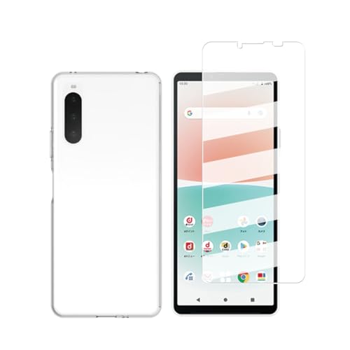�y1���K���X�t�B����+1��TPU�\�t�g�V�F���zXperia 10 IV SO-52C SOG07�p�� �t�B���� �t���ی� �t�B���� �����K���X �d�x9H �����ߗ� �C�A�[�� �w��h�~ ��U�h�~For Xperia 10 IV SO-52C SOG07�P�[�X