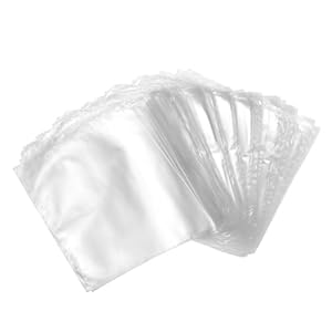 100 StüCk Transparente Pof Schrumpffolie Taschen