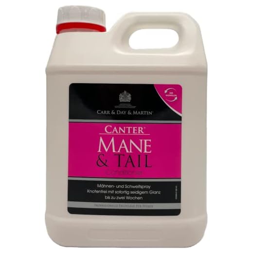 Carr & Day & Martin Canter Mane & Tail Acondicionador en espray para crines y cola, bidón de 2,5 l