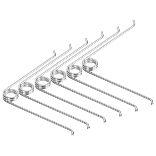 DOITOOL Muelles en Forma de V para Tijeras de Podar de Jardín 6 Piezas de Acero Inoxidable Repuesto para Podadora de Árboles Resorte de Recorte para Jardinería