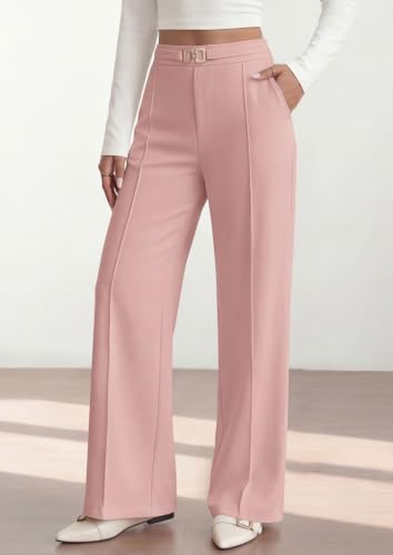 Image of PRETTYGARDEN Womens Dress Pants High Waisted Tailored Trousers