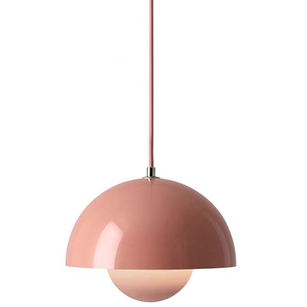 LEGZIT Macaron Flower Bud Hanging Lamp Nordic Style LampShade Nordic Modern Kitchen Ceiling Pendant Light Metal Aluminum Industrial Style Hanging Light for Bedroom,Bar,Bedroom,Bedside Lighting