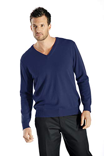 Cashmere Boutique Men's V-Neck Pullover
