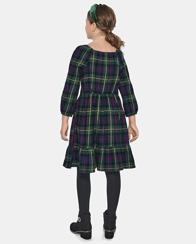 The Children's Place,Long Sleeve Plaid Dress,XLarge (14)2