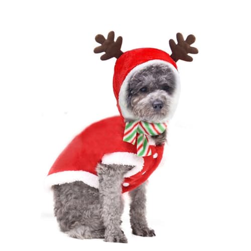 Disfraz navideño BESPORTBLE para perro tamaño XS miniatura 7