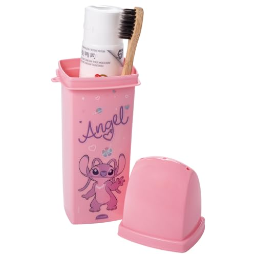 Dental Case Porta Escova de Dente Angel Stitch Plásutil