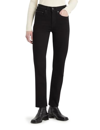 Levi's 724 High Rise Straight, Vaqueros Mujer, Midnight Gasa, 30W / 28L
