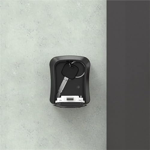 Boîte à clés murale en plastique coffre à clés extérieur sécurisé à code - 7
