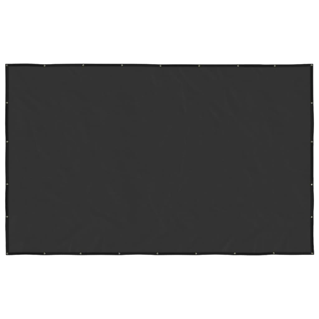 Anhängernetz HDPE 2,5x4 m Schwarz elastisch dehnbar mit 6 mm Kordel, feinmaschig, UV- und wetterbeständig für Ladungssicherung auf Anhänger, Pick-up, Dachgepäckträger, Auto, SUV, Wohnmobil