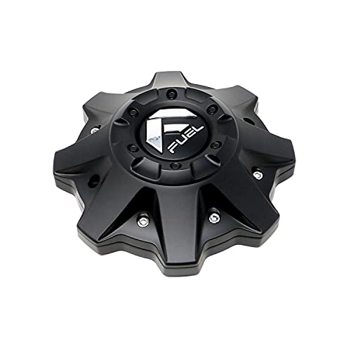 Fuel 2PC FUEL BLACK CAP-8L BK-04-1002-53-B