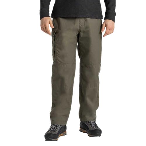 Craghoppers Men's Kiwi Pro Ii Winter Lined Trouser Hiking Pants, Wild Olive, 36W Long