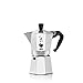 Bialetti - Moka Espress: Iconic Stovetop Espresso Maker, Makes Real Italian Coffee, Moka Pot 6 Cups (6 Oz), Aluminium, Silver