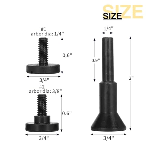 Image of Cut Off Wheels 3 Inch, 110 Pack with Mandrel Kit for Die Grinder | 3 inchx 3 /8 inch Cutting Disc with 1 /4 in Mounting Mandrel Kit, for Metal & Stainless Steel Rotary Tool Drill Attachment