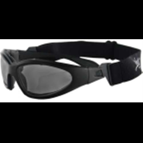 Bobster gxr001 sunglasses gxr black w/smoke l ens (GXR001)