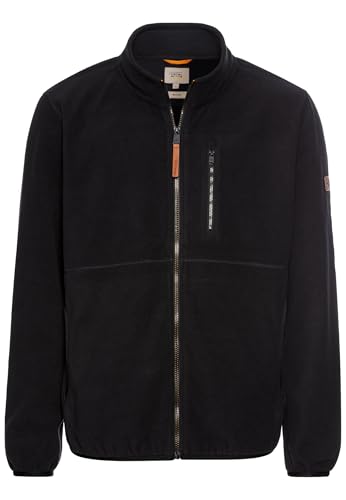camel active Herren Fleecejacke aus recyceltem Polyester Dunkelblau, Menswear-XXL