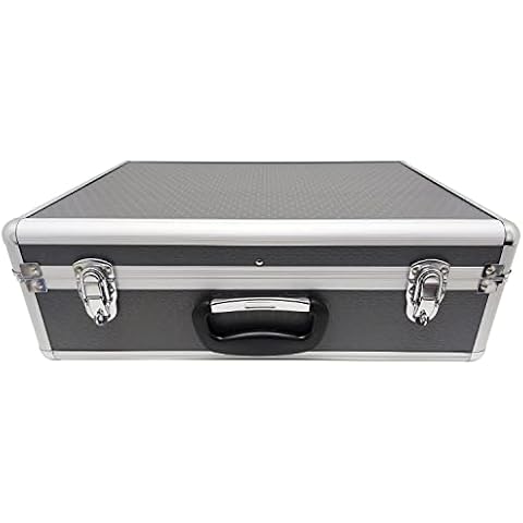 ROC Cases A022 Grey Flight Tool Storage Case L460xW330xH150mm with Dividers and Padlock Loops, Tools, Electronics, Photography Cover