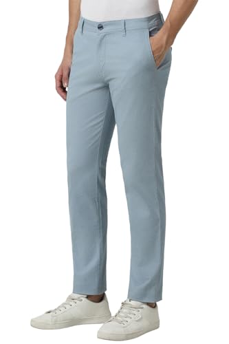 Image of Peter England Men Regular Fit Casual Pants
