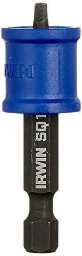 Irwin Square Drive Bit Set With Magnetic Screw Setter, Impact Performance Series, Assorted, 2-Inch, 5-Piece (1903620) #TOP2