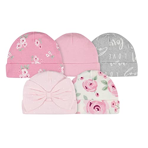 Image of Gerber Baby Boys' 5-Pack Caps