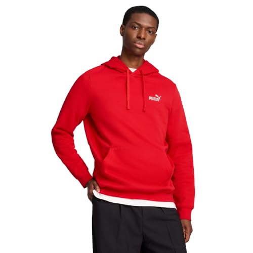 Image of PUMA Mens Essentials No. 1 Logo Hoodie Casual Outerwear Casual - Black