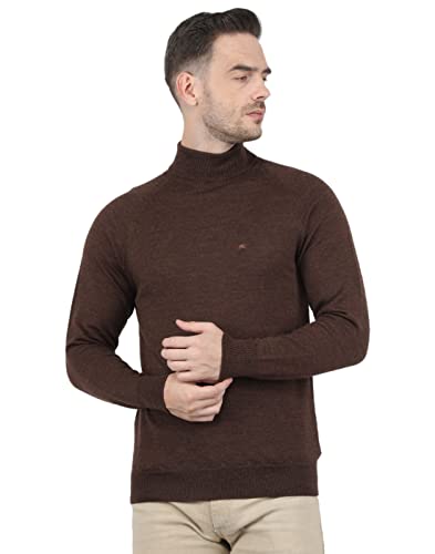 Image of Monte Carlo Men Wool High Neck Pullover Sweater
