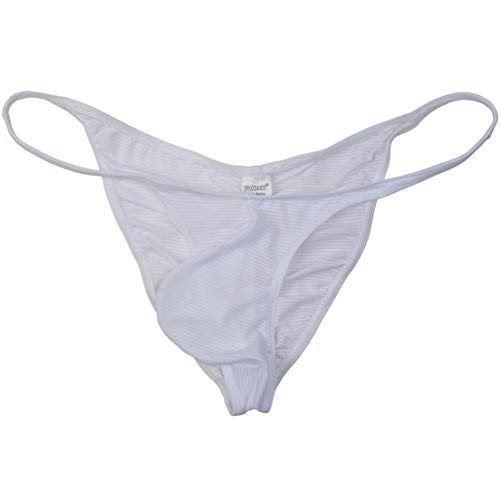 OROCOJUCO Men Pouch Thong String T-back Spandex Underwear Mini Bikini Jockstrap Tanga Pucker Bikini Briefs2